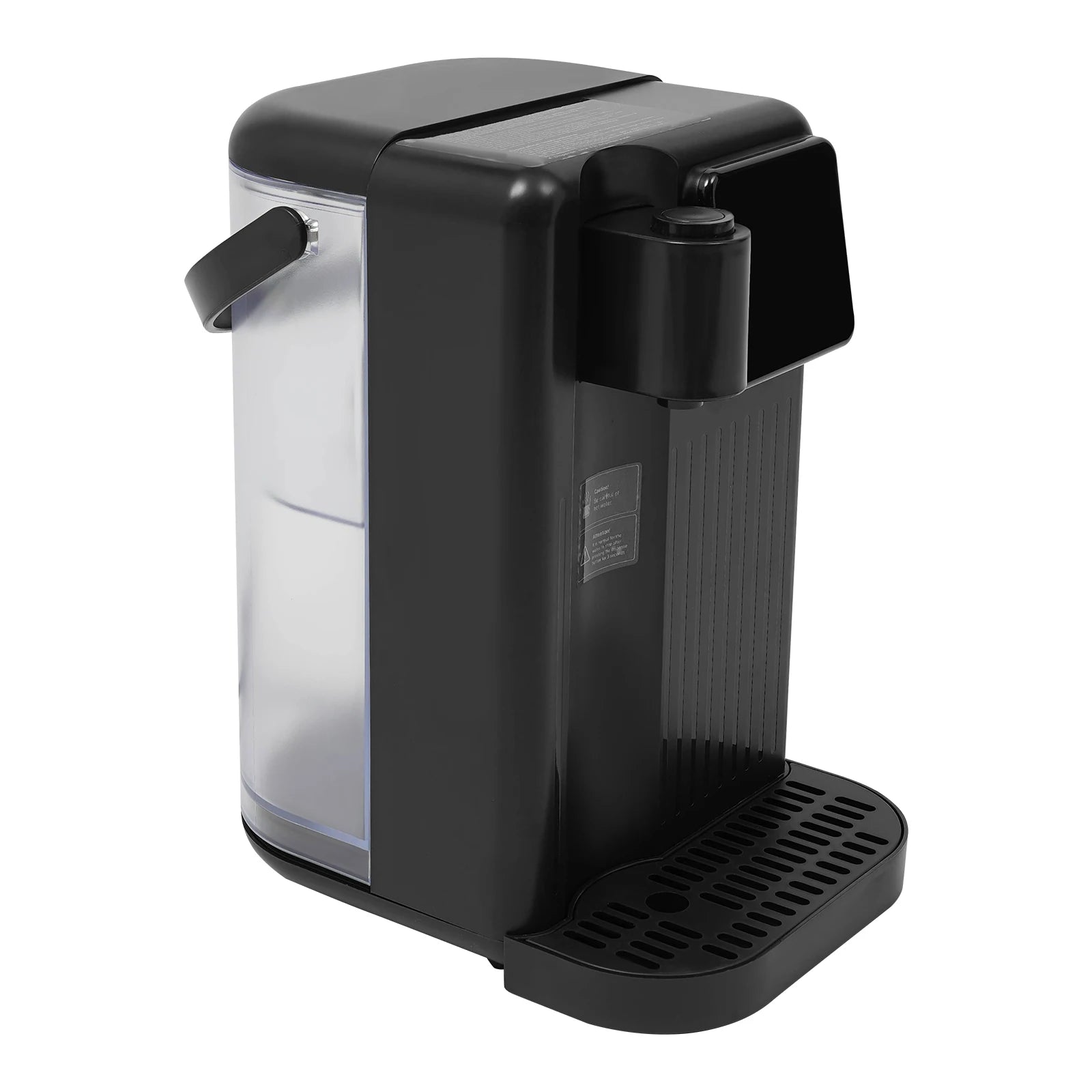1700W 3L Sofort-Heißwasserspender 3s Heizung LED Touchscreen Wasserkocher 25-99°C Temperaturregelung EU Stecker für Zuhause Büro Schwarz