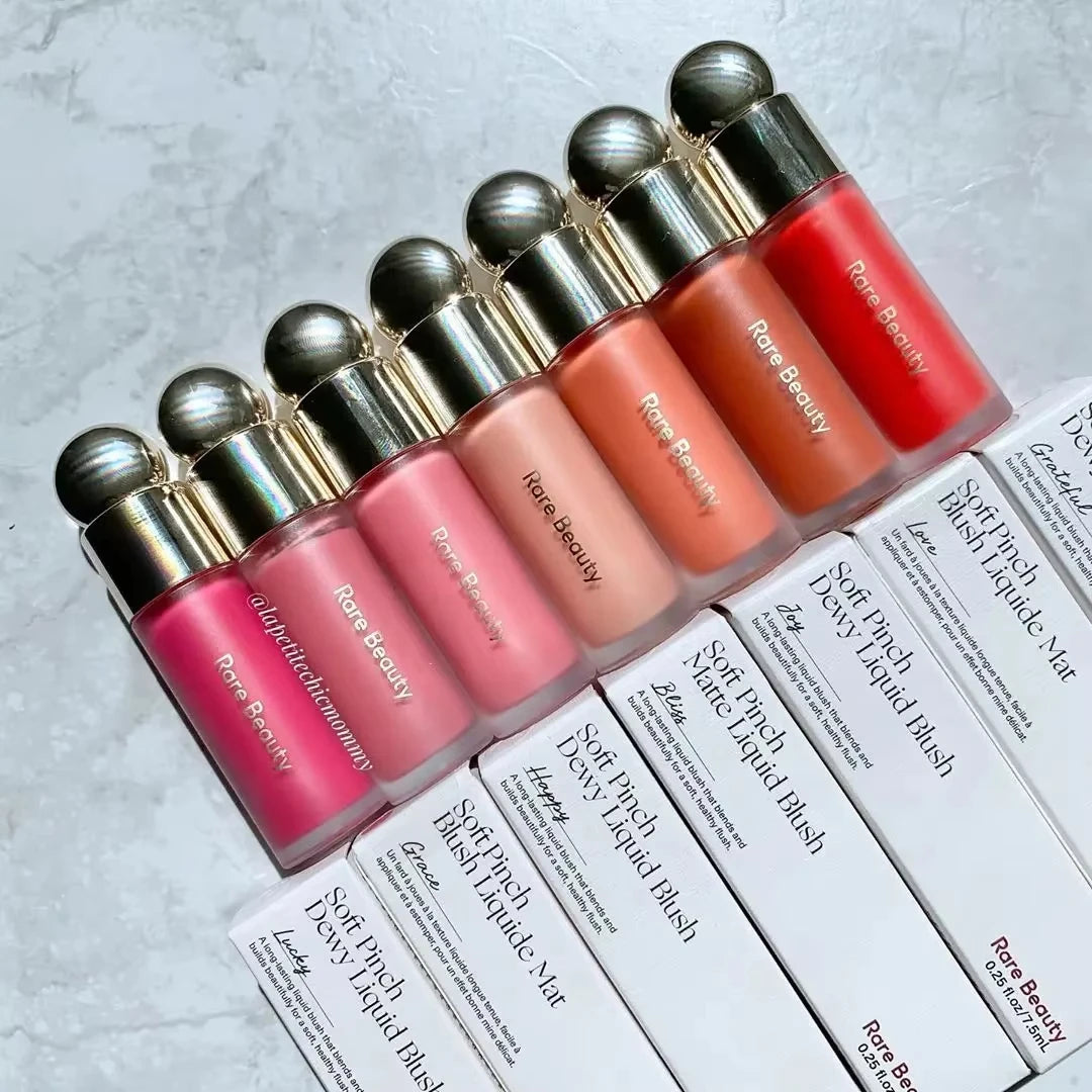 Rare Beauty Soft Pinch Liquid Blush Seidig und geschmeidig aufzutragen, langanhaltend, voluminös, perfekt getönte Röte, nahtlos, matt, taufrisches Make-up