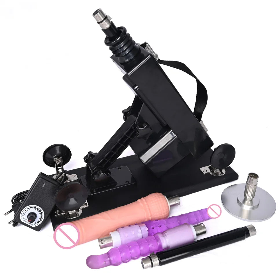 ROUGH BEAST Sexmaschine für Frauen und Männer mit Dildoaufsatz, automatische Masturbationsmaschine, 3XLR-Anschluss, Sexspielzeugprodukte