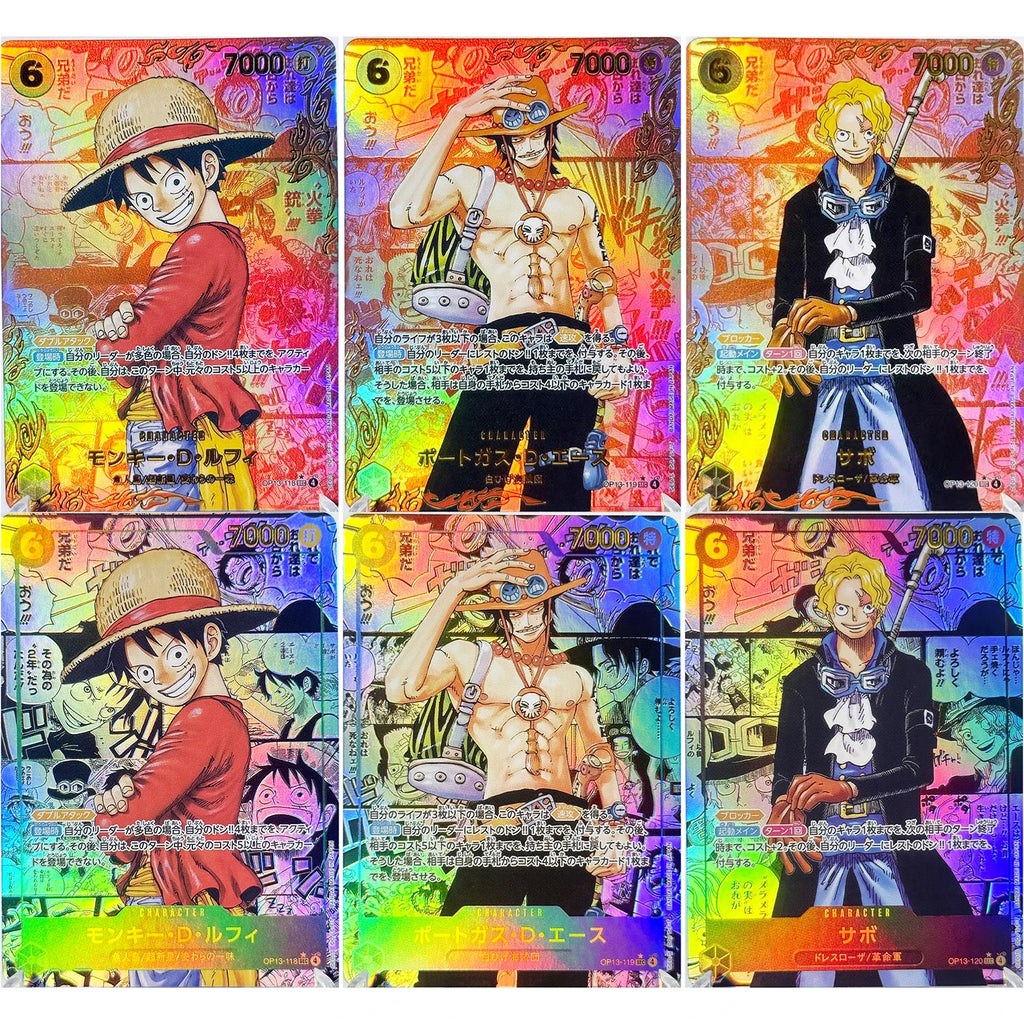 One Piece Roronoa Zoro Serien-Set Championship Treasure Cup Promo Anime Sammlerstücke DIY Replik-Karten Texturkarte