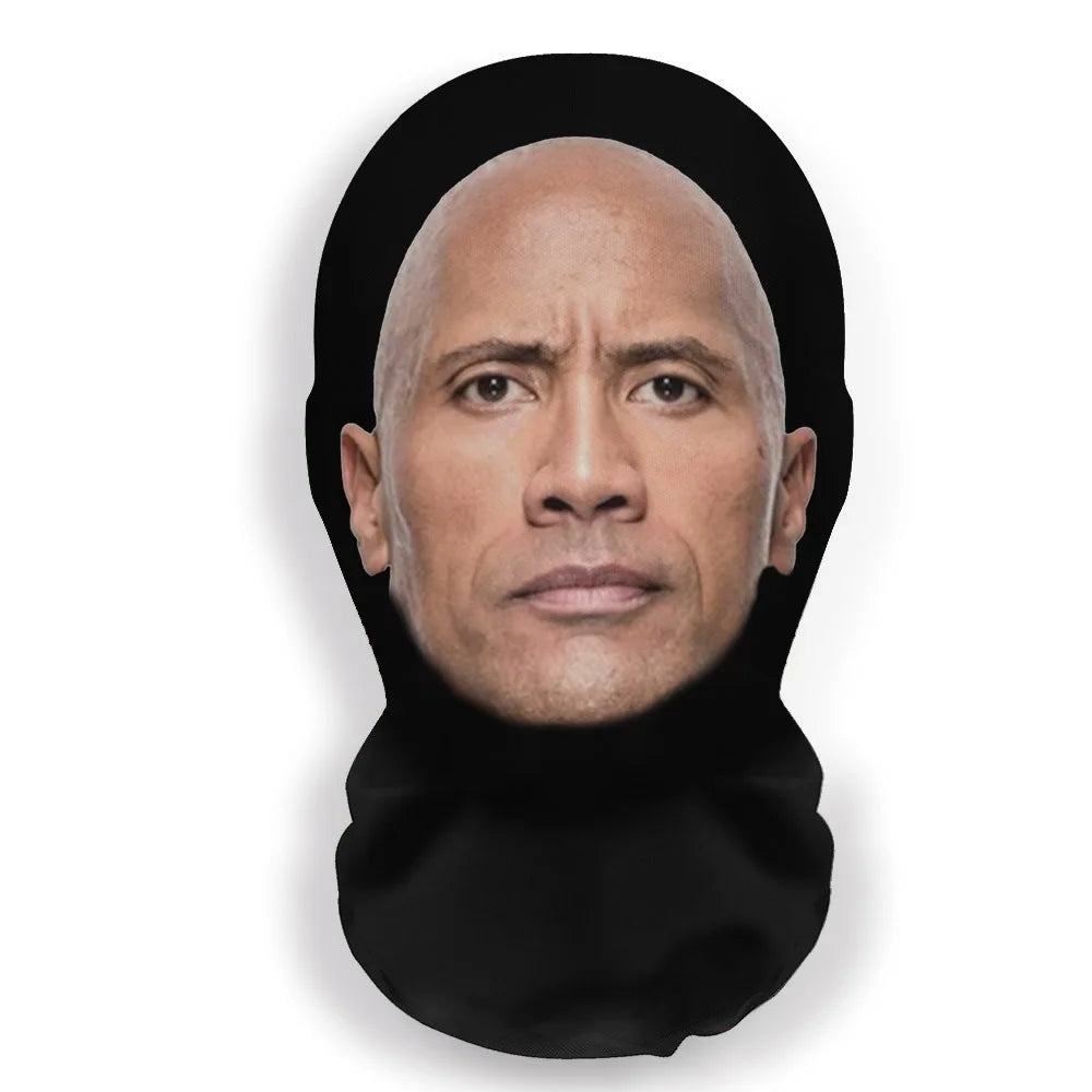 Cosplay 3D-gedruckte Kanye-Maske Stretch Mesh Vollgesichtsmaske Männer Frauen Rollenspiel Kopfbedeckung Halloween Maskerade Sturmhaube Kopfbedeckung
