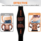 Bauchmuskelstimulator, Gewichtsgürtel, Bauchstraffungsgürtel, Muskeltrainer, Rücken-Taillen-Heimfitness, Schlankheitsmassagegerät, USB wiederaufladbar
