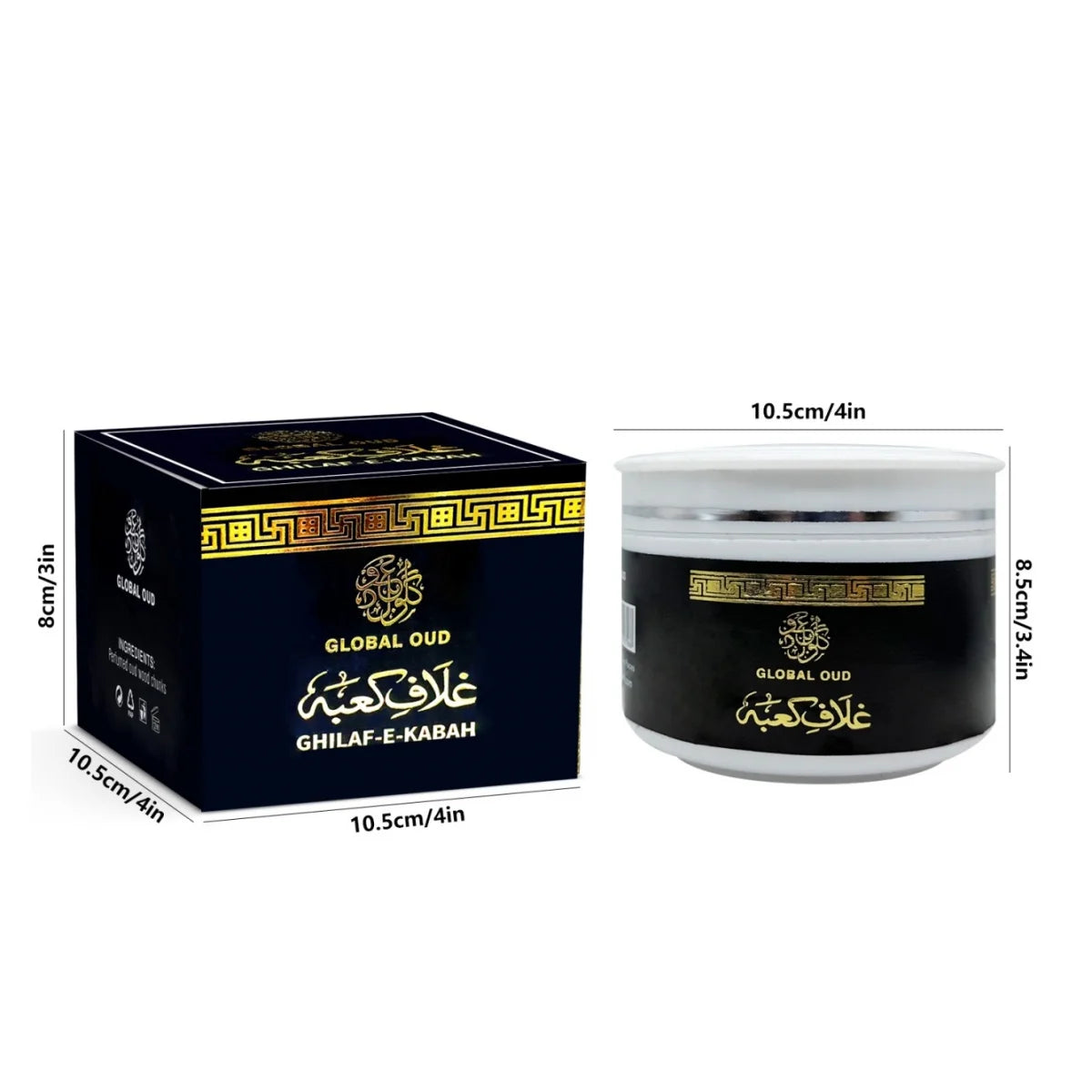 Luxus-Räucherwerk – Traditioneller arabischer Duft für Keramik- / tragbare Brenner, handgefertigtes Räucherwerk, Aromatherapie, Sandelholzduft, Geschenk
