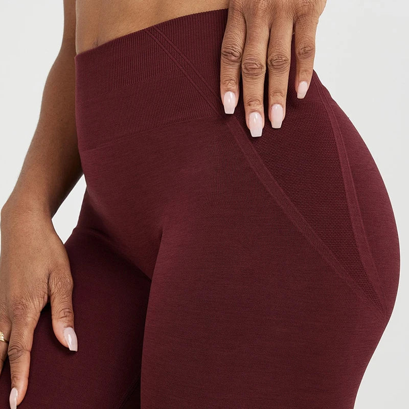 Amplify Mühelose Leggings für Damen, Push-Up-Booty-Leggings, Scrunch Butt, Stretch-Workout-Gym-Tights, Fitness, nahtlose Yogahosen