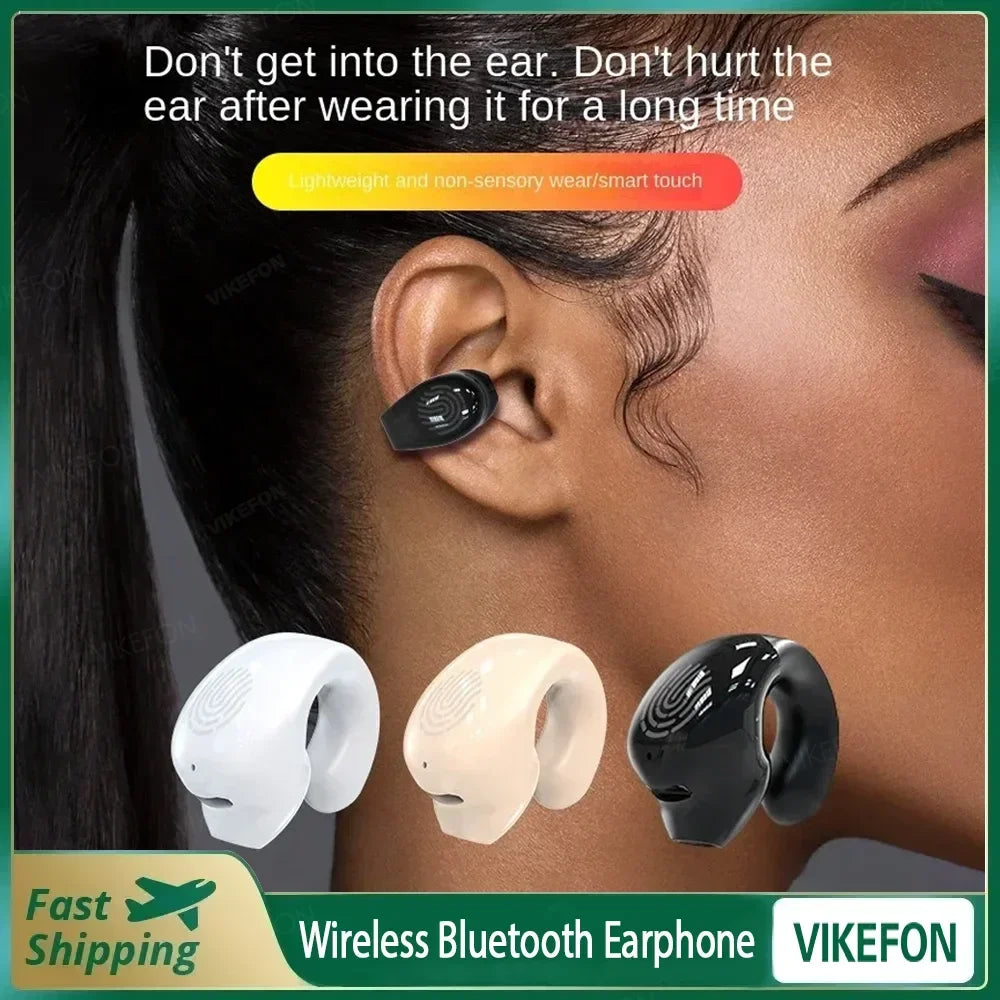 Wireless Headphones Bluetooth 5.3 Earphones With Mic Single in-Ear Sports Waterproof TWS Earbuds Bluetooth Handsfree Headset Main image