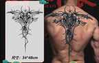 Magic Juice Tinte Wasserdichte Tattoo Aufkleber Große Größe Kräutersaft Temporäre Tattoos Männer Body Art Drache Tiger