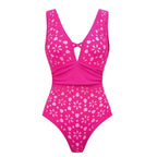 2tlg. bedruckter Badeanzug Damen Sexy Bademode Neuer Bikini mit langem Rock Damen Biquini Push Up Badeanzug Body Strandkleidung Strandtuch