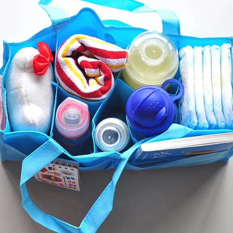 Tragbare Wickeltasche Flaschenaufbewahrung Multifunktionale separate Tasche Windel Umhängetasche Babytasche Windel-Organizer