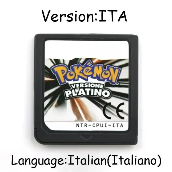 Pokemon Serie DS Spielmodul Videospielkonsole Karte HeartGold SoulSilver Diamond Platinum Pearl Mehrsprachig für NDS 3DS