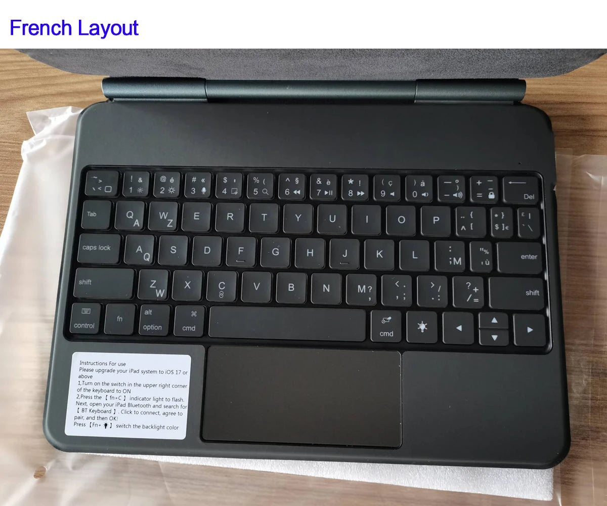 TouchPad Magic Keyboard für iPad Air 11 13 M4 2026 M3 M2 iPad 10 10. Gen. Air 4 5 6 iPad Pro 11 12,9 13'' M5 M4 Smart Cover Hintergrundbeleuchtung