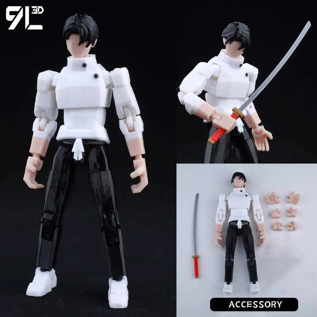 9L3D Lucky13 Gojo Sukuna Jujutsu Fushiguro Toji Gojo Satoru Actionfigur Dummy13 T13 Mehrgelenkige Sammlerstücke Titan13