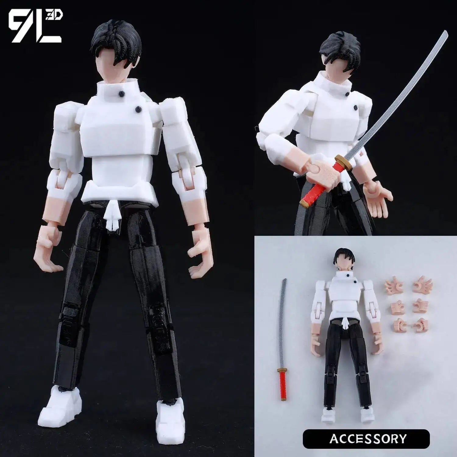 9L3D Lucky13 Gojo Sukuna Jujutsu Fushiguro Toji Gojo Satoru Actionfigur Dummy13 T13 Mehrgelenkige Sammlerstücke Titan13