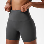 Hearuisavy Damen Yoga Shorts Sommer Soft Buttock Lift Gym Leggings High Waist Sport Shorts Damen Running Workout Shorts Female