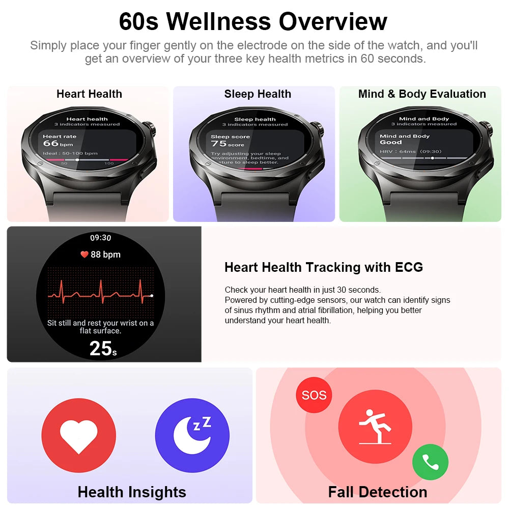 EU Version OPPO Watch X3 Smartwatch Wear OS by Google Schlaf 16 Tage Akkulaufzeit SpO2 Blutsauerstoffüberwachung IP69 Google Wallet