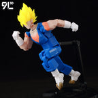 9L3D Gedruckte Dragon Ball Son Goku Vegeta Beerus Frieza Anime Lucky13 Dummy13 Titan13 Actionfiguren Mehrgelenkige Bewegliche Spielzeuge