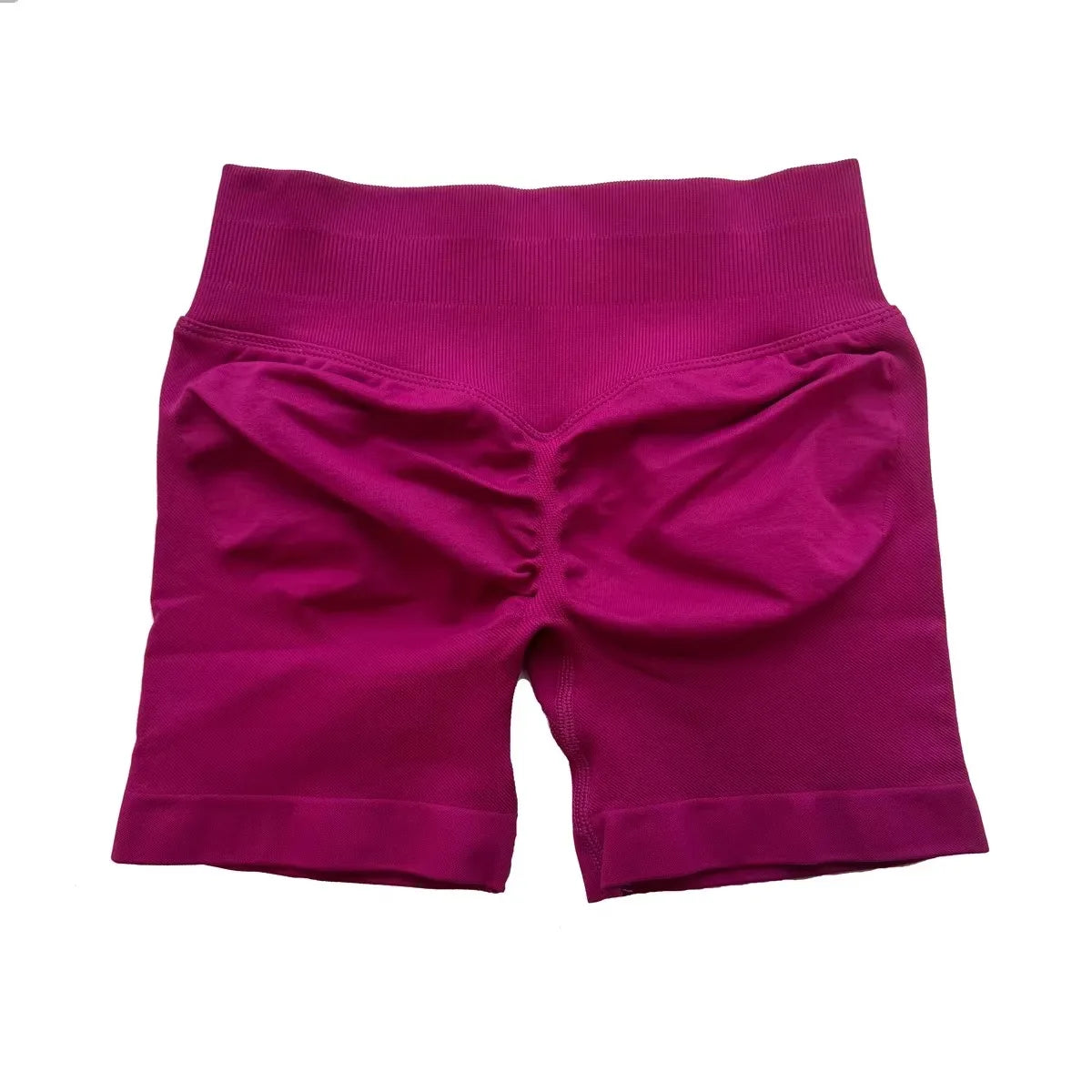 Impact Shorts 4.5" Nahtlos, hochelastisch, niedrig gerippter Bund, dezenter Po-Kontur-Shorts, Fitness Workout Yoga Gym Shorts