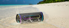 MLOVE E80 Tragbarer Bluetooth-Lautsprecher – Leistungsstarker Dual-Sound, farbenfrohe RGB-Beleuchtung, vollständig wasserdicht (IPX7), TWS-fähig
