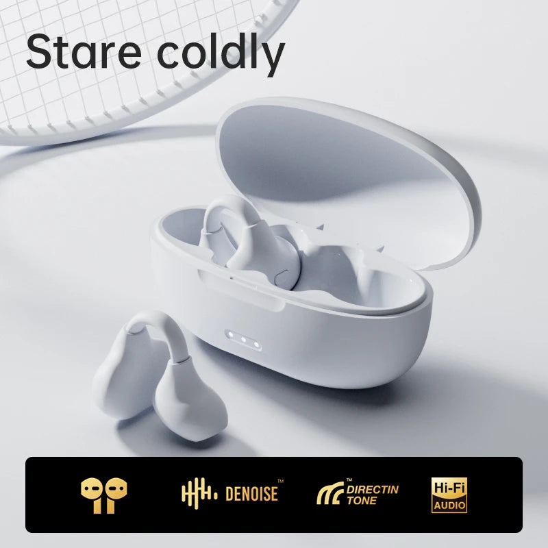 Lenovo Wireless Headsets Bluetooth 5.3 ENC Earbuds LED Power Display TWS Sport Noise Cancel Kopfhörer mit Mikrofon für iPhone