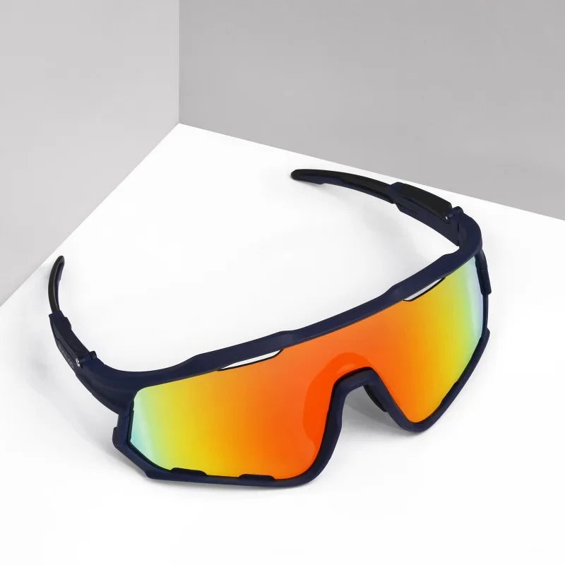 BUCKLOS Polarisierte Fahrradbrille UV400 Rennrad-Mountainbike-Brille TR-90 Rahmen Winddichte Outdoor-Sportbrille Fahrradteile
