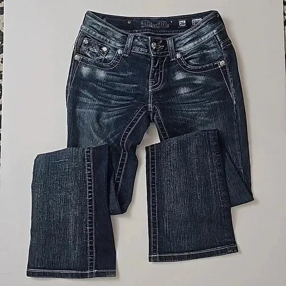 Low Waist Diamond Stickerei Slim Fit Harajuku Style Denim Jeans Trendige Streetwear für Hot Girls Cross-Border Mode