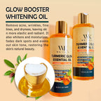 WK JALY Kurkuma Glow Essential Körperöl, feuchtigkeitsspendend, aufhellend, hellt dunkle Achseln und Fingerknöchel auf, gegen Akne, gleicht ungleichmäßige Haut aus