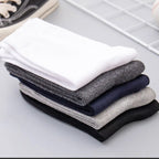 20 Stück/Los Herren Socken aus reiner Baumwolle Übergröße Einfarbig Freizeit Business Lange Socken Atmungsaktive Weiche Herrensocken EU39-48