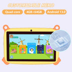 2026 Globale Version 7 Zoll 5G WiFi Kinder-Tablet Quad Core 4GB RAM 64GB ROM Dual Kameras Kindergeschenke Tablets Android 13.0