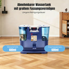 BRIEFNESS Cordless Upholstery Cleaner,2 Batteries, Stain Remover for Sofa,Mattress & Car Seat,Deep Pet Stain Removal for Fabric