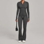 Nahtlose Yoga-Sets Sport-Fitness Hochbund-Hüfthebe-Formhose Rückenfreier BH-Anzug Workout-Gym-Leggings-Sets für Damen