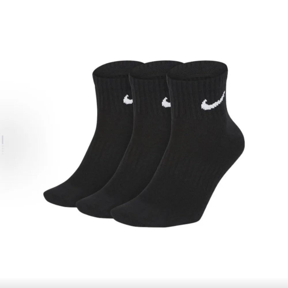 Nike Logo Athletic Hohe Socken Training Wadenhohe Socken Unisex Style Kombipack Weiß SX7676-100