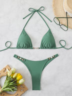 Sexy Micro Bikini 2026 Damen Ketten Badeanzug Damen Bademode Tanga Bikini Set Brasilianischer Zweiteiler Badeanzug Strandbekleidung Bademode