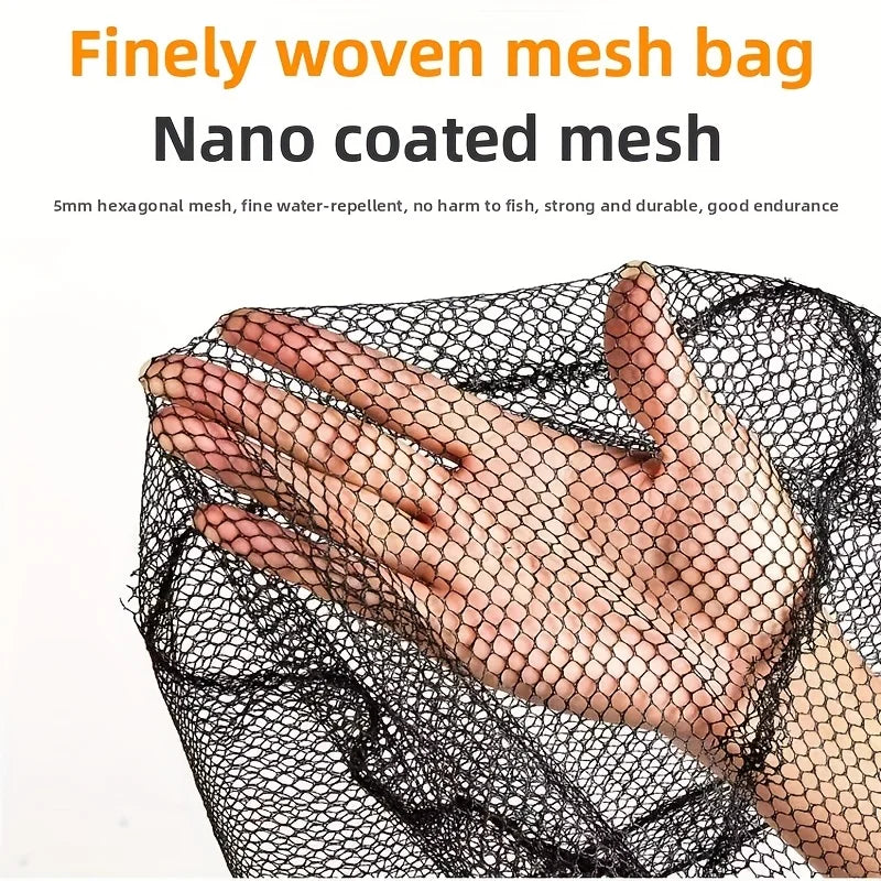 1 Ultra-lightweight Foldable Fishing Net 1.5 Rice - 2.1 Durable Aluminum Alloy Telescopic Handle Portable Fishing Net Outdoor Fi