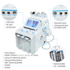 7-in-1 Dermabrasions-Peeling-Spa-Gesichtsmaschine Hautverjüngung Hydro-Dermabrasion Hydro-Aqua-Gesichtstiefenreinigung Hautpflegegerät