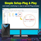 JMachen Hyper Base Lbox Retro-Spielekonsole für PS4/PS3/Switch/PS2/Wii/WiiU/PS1 Launchbox 2TB Gaming-HDD mit über 4200 PC-/3D-Spielen