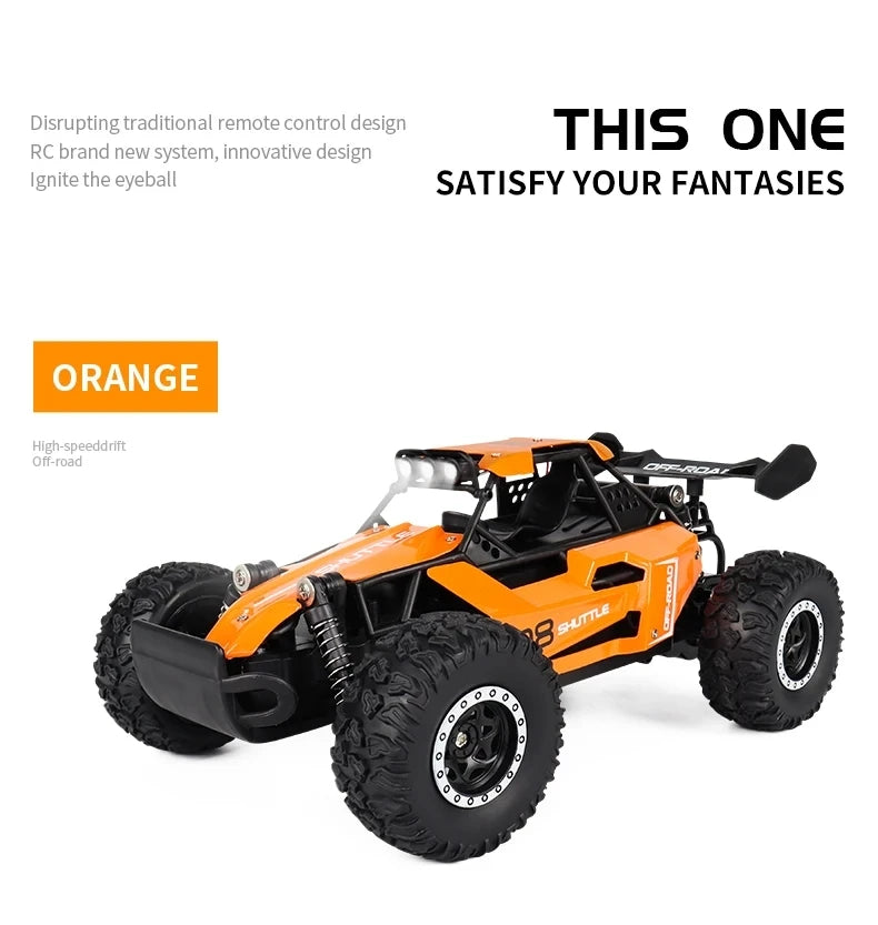 Oike RC-Car 1:16 Modell mit LED-Lichtern Funkferngesteuertes Offroad-Kletterfahrzeug Outdoor-Autos Drift-Rennspielzeug Jungen Geschenke