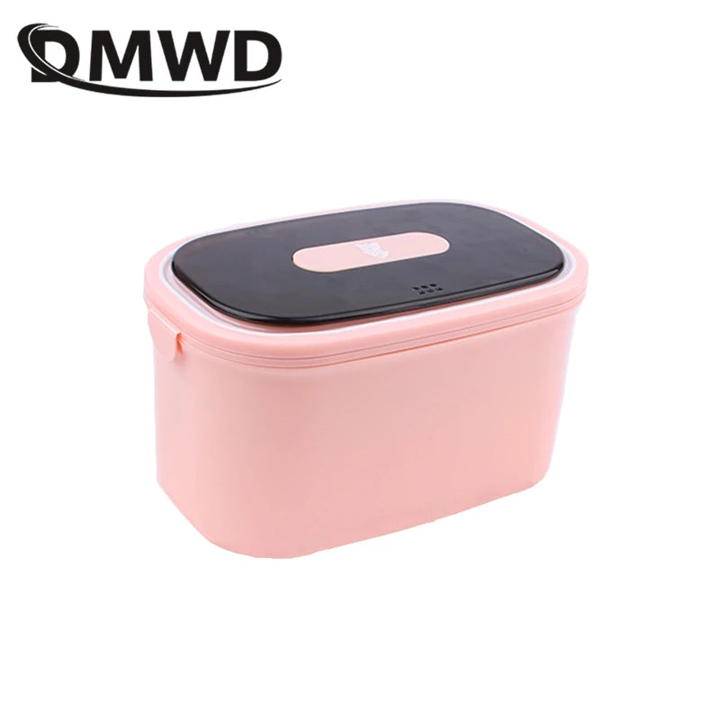 DMWD Haushalt Feuchttücherwärmer Elektrischer Baby-Feuchttuchwärmer Tragbare Heizbox Feuchttuchspender Thermostat 45–55 ℃ 220