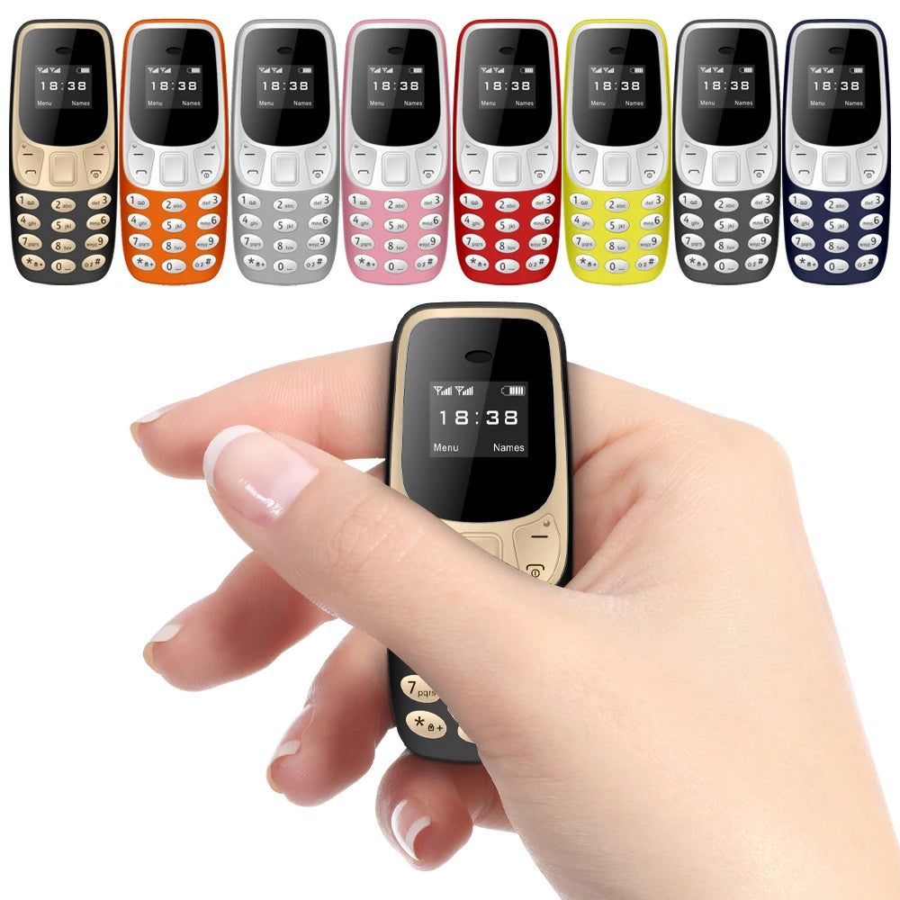 SERVO BM10 Mini-Handy 2 SIM-Karten Bluetooth-Kopfhörer Stimmwandler Dialer Geringe Strahlung Tonaufnahme Kleines Mobiltelefon