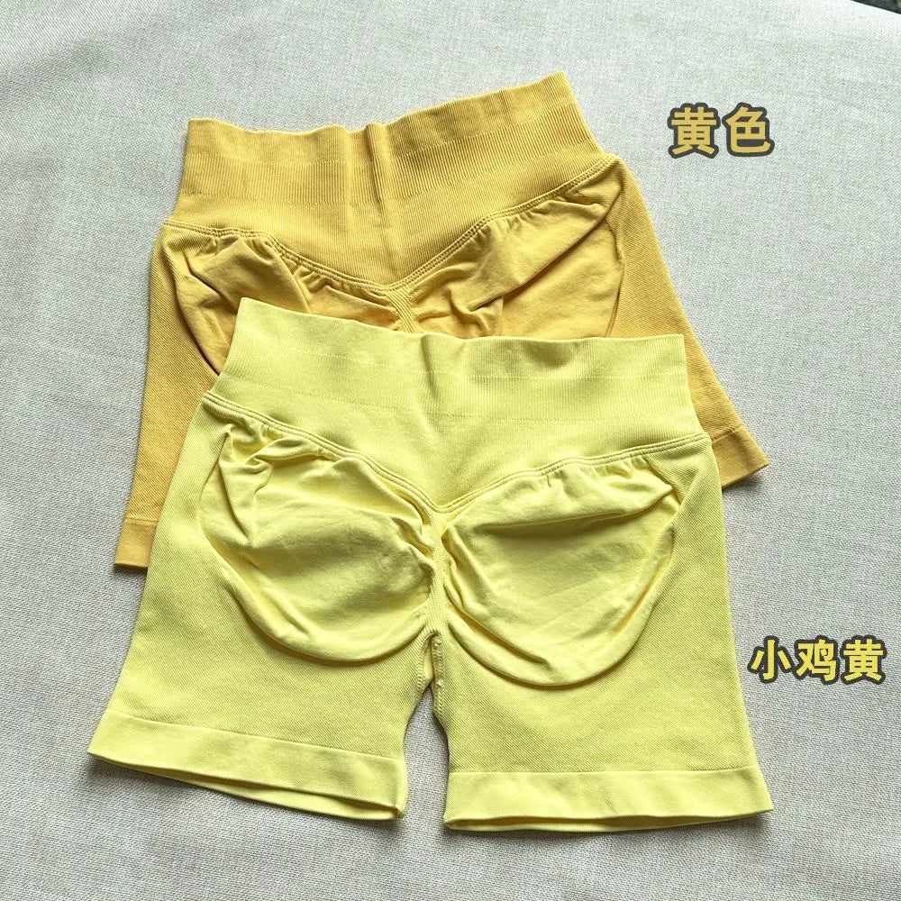 2026 NEW Running Sports Shorts Women Buttock Lift Leggings Women Cycling Slim Fit Workout Shorts High Waist Yoga Shorts