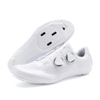 Speed Cycling Sneaker Herren Rennradschuhe Cleat-Schuhe SPD-Schuhe Fahrrad Flat Pedal Schuhe Herren Outdoor-Schuhe Weiß