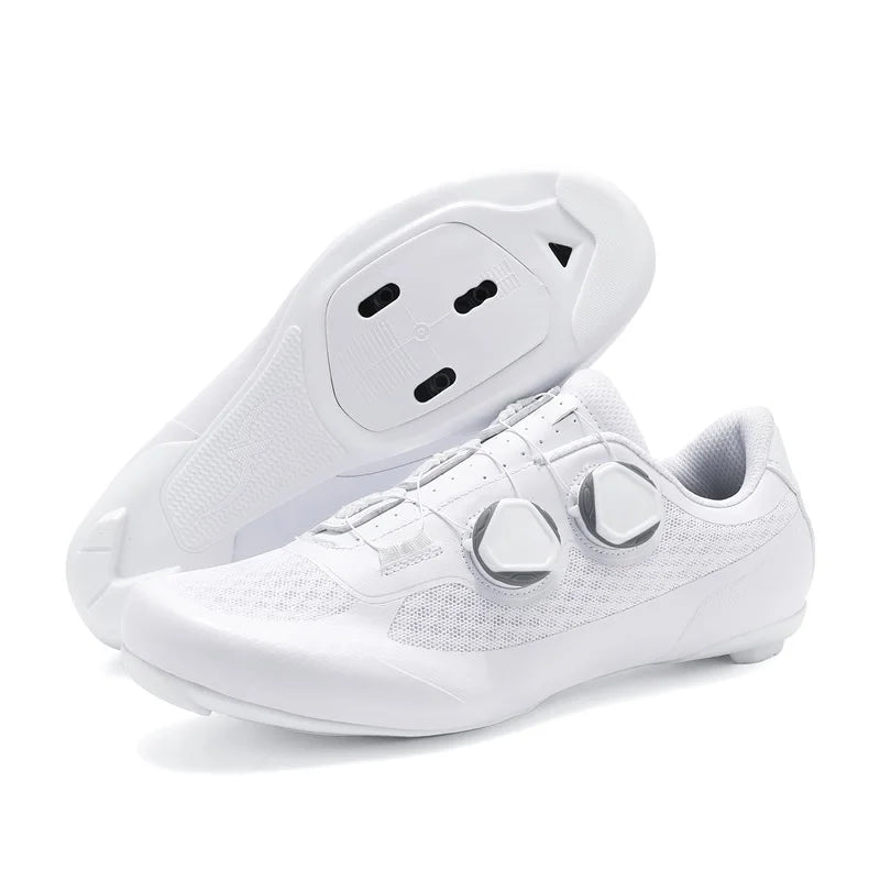 Speed Cycling Sneaker Herren Rennradschuhe Cleat-Schuhe SPD-Schuhe Fahrrad Flat Pedal Schuhe Herren Outdoor-Schuhe Weiß Hauptbild