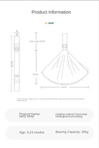 Adjustable Baby sling Wrap Baby Carrier Soft wrap Sling for Newborns Baby Carrier Scarf Toddler baby Sling Wrap Suspenders