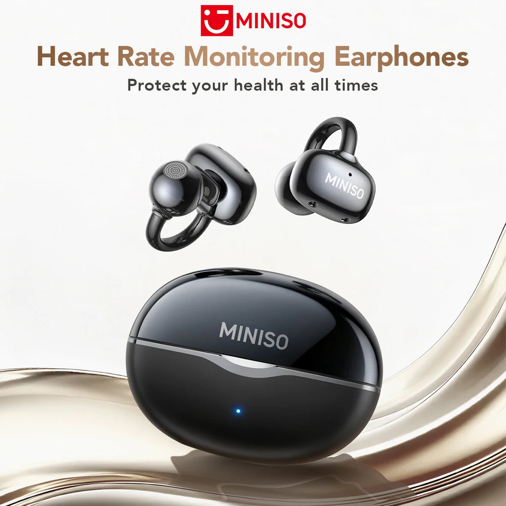 MINISO MS503 Kabellose Bluetooth-Kopfhörer KI-Übersetzungs-Ohrhörer Outdoor-Sport-Kopfhörer Klarer Klang Kopfhörer Weich Bequem