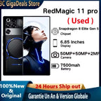 (Gebrauchtes) Gaming-Handy RedMagic 11 Pro 5G, Internationale Version, Bildschirm Ins, Prozessor-Typ 8 Elite Gen 5, Akku-mAh, 50 MP Kamera, NFC-kompatibel