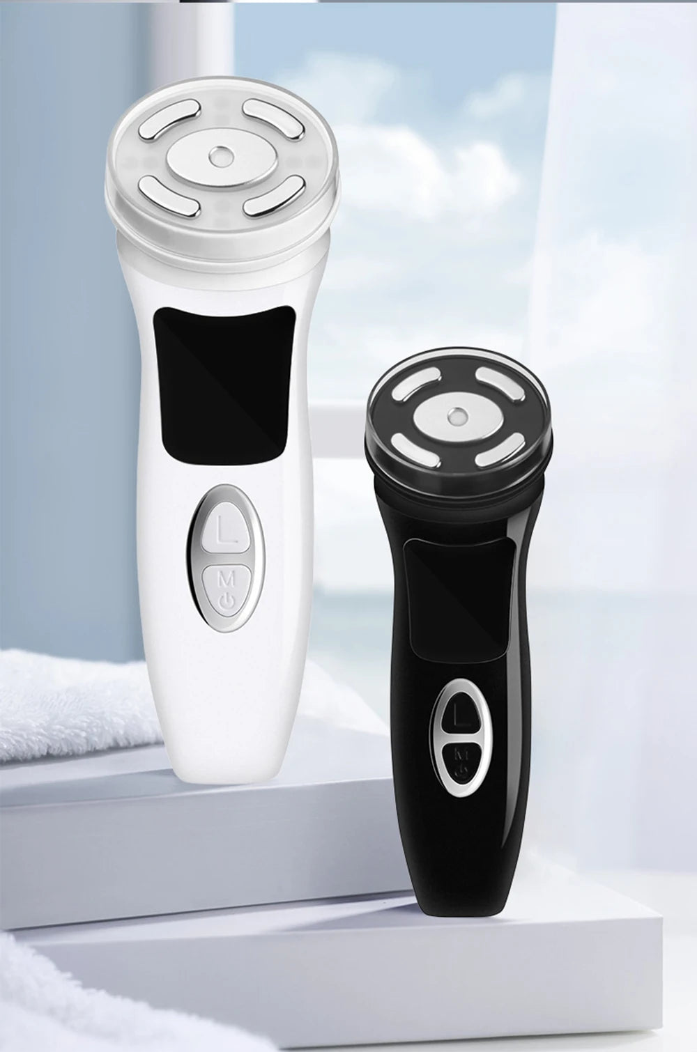 MINI HIFU 4. Generation Lifting-Gerät EMS Warmes Ultraschall-Gesichts-Augenmassage-Instrument Hautfestigende Heimgebrauchs-Spa-Schönheitsgeräte