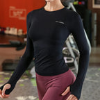 Langarm Yoga Shirts Sport Top Fitness Kleidung für Damen Gym Femme Jersey Mujer Running
