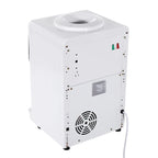 Moderner weißer elektrischer Wasserspender, 31*30*48cm, wassergekühlter Spender, 500W Desktop-Warm- und Kaltwasserspender