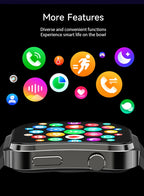 LIGE 2026 Neue KI-Gesundheitsdiagnose Smartwatch Blutfett Harnsäure Bluetooth-Anruf Blutdruck Gesundheits-Smartwatch Herren Damen