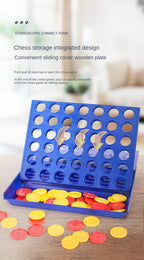 Vier-Gewinnt-Bingo-Schach-Verbindungs-Klassiker-Familienbrettspiel-Spielzeug-Spaß-Lernspielzeug für Kinder-Unterhaltungsspiel