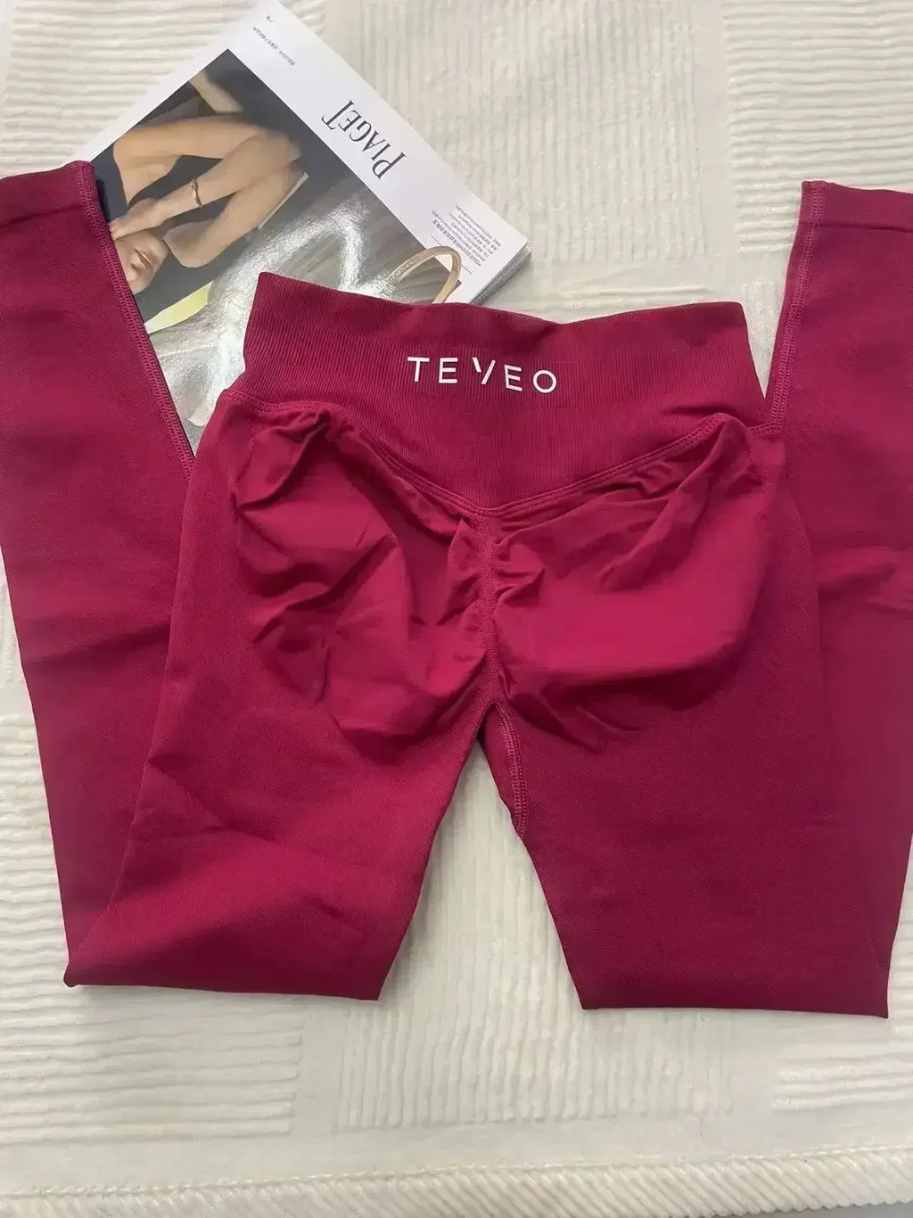 TEVEO – Atmungsaktive Fitness-Leggings für Damen, hochwertige Yoga-Hosen, hochelastische Radlerhosen