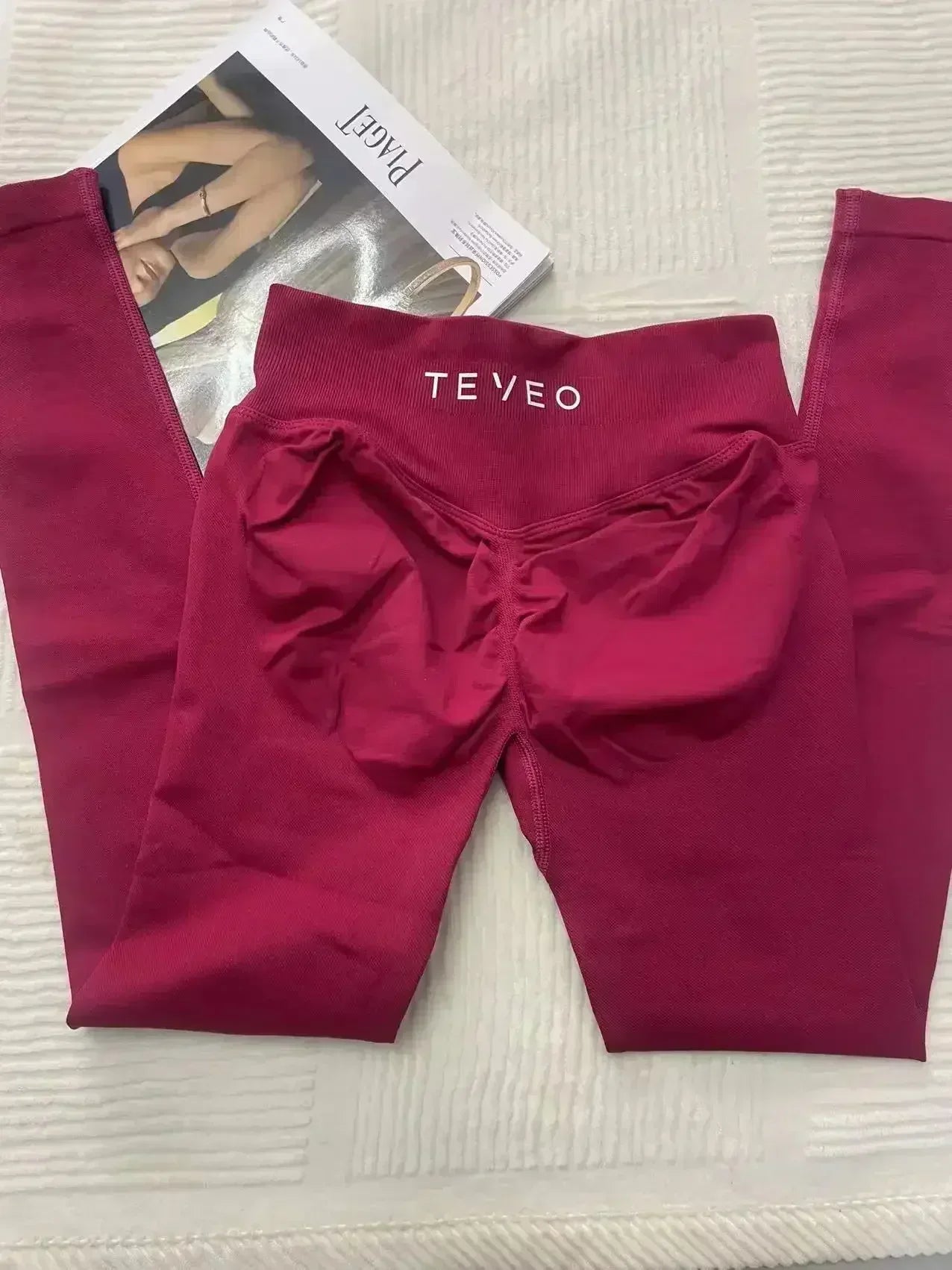 TEVEO – Atmungsaktive Fitness-Leggings für Damen, hochwertige Yoga-Hosen, hochelastische Radlerhosen